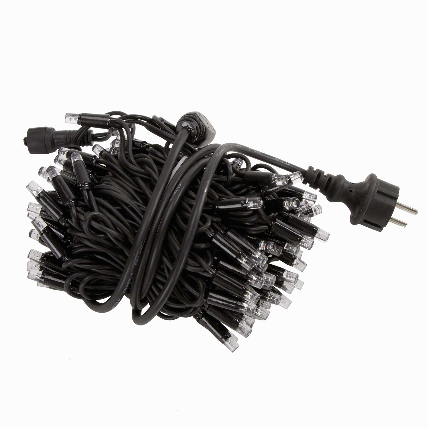 картинка Гирлянда нить, 10 м, 1 режим, теплый белый, 100LED, уличная, "Heavy Rain", Золотая сказка, 591295 от магазина Альфанит в Кунгуре