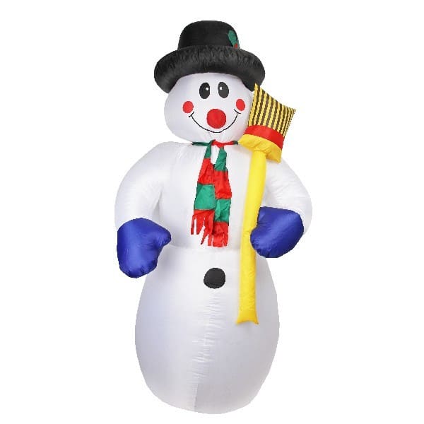 картинка Надувная фигура, "Снеговик", высота 2,4 м, Q1-18 от магазина Альфанит в Кунгуре