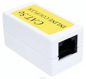картинка Соединитель RJ-45F/RJ-45F категория 5е от магазина Альфанит в Кунгуре