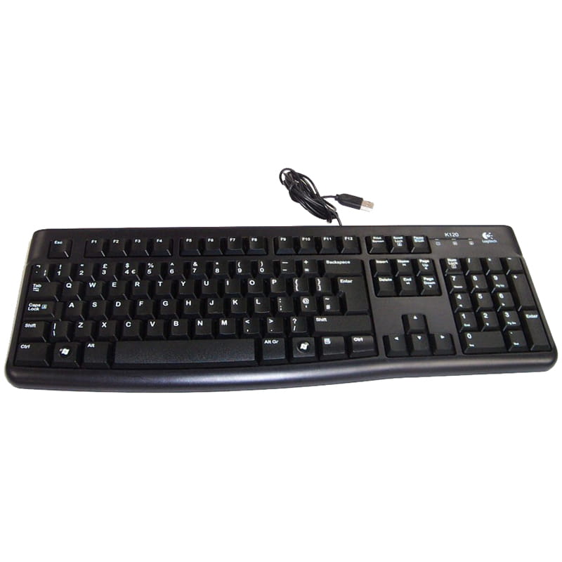 картинка Клавиатура проводная Logitech K120 for business, USB, черный от магазина Альфанит в Кунгуре