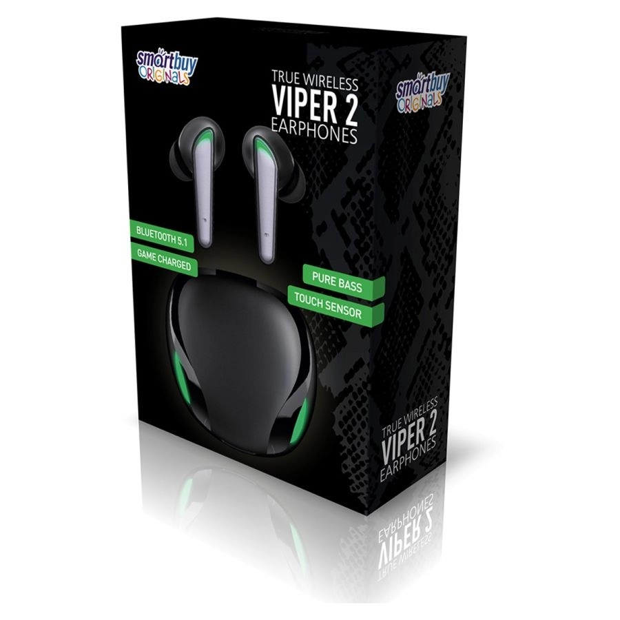 картинка Гарнитура TWS беспроводная SmartBuy Viper 2 3060, черный, SBH-3060 от магазина Альфанит в Кунгуре