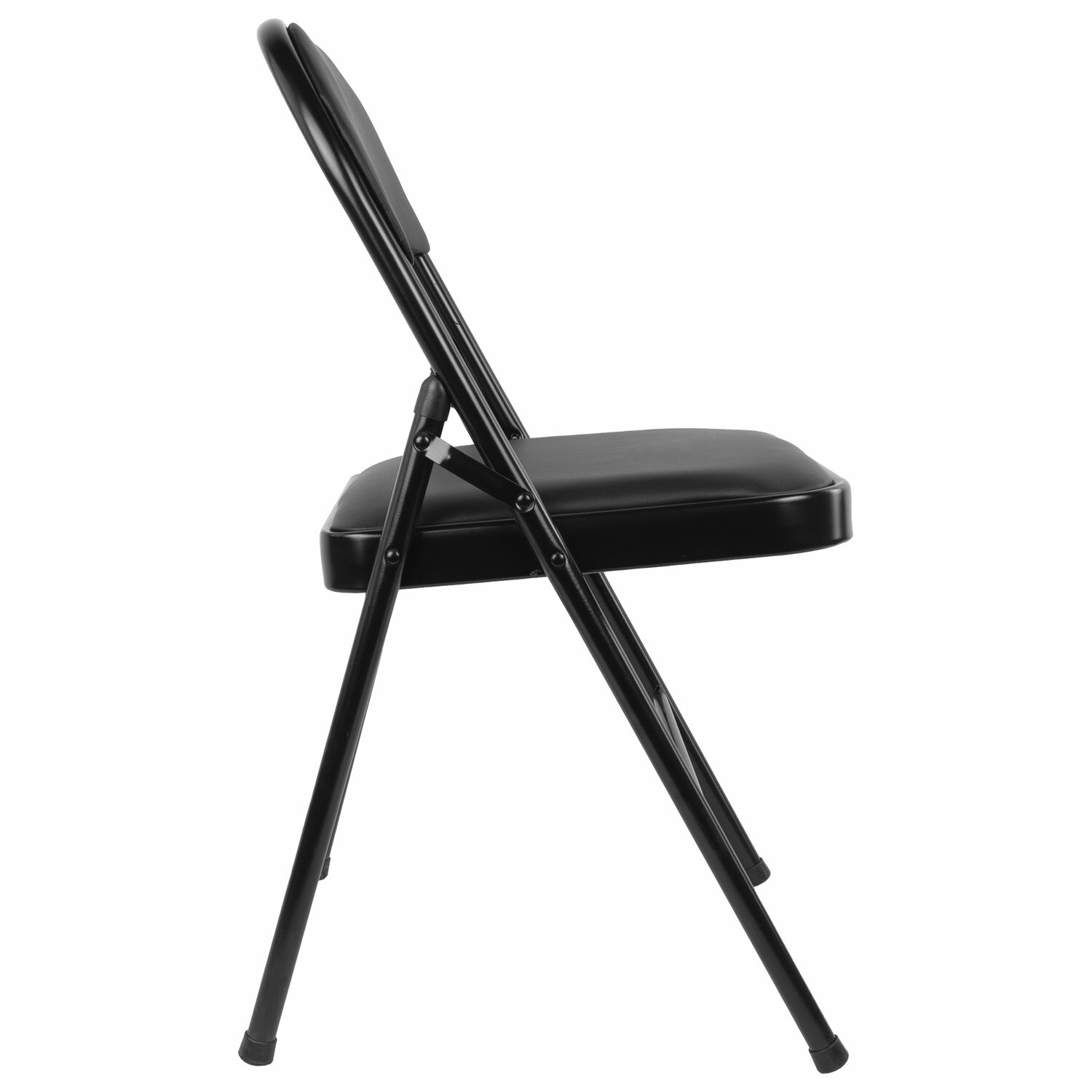 картинка Стул складной BRABIX "Golf Plus CF-003 Комфорт", 760*460*480 мм, кожзам/металл, черный, 531566 от магазина Альфанит в Кунгуре