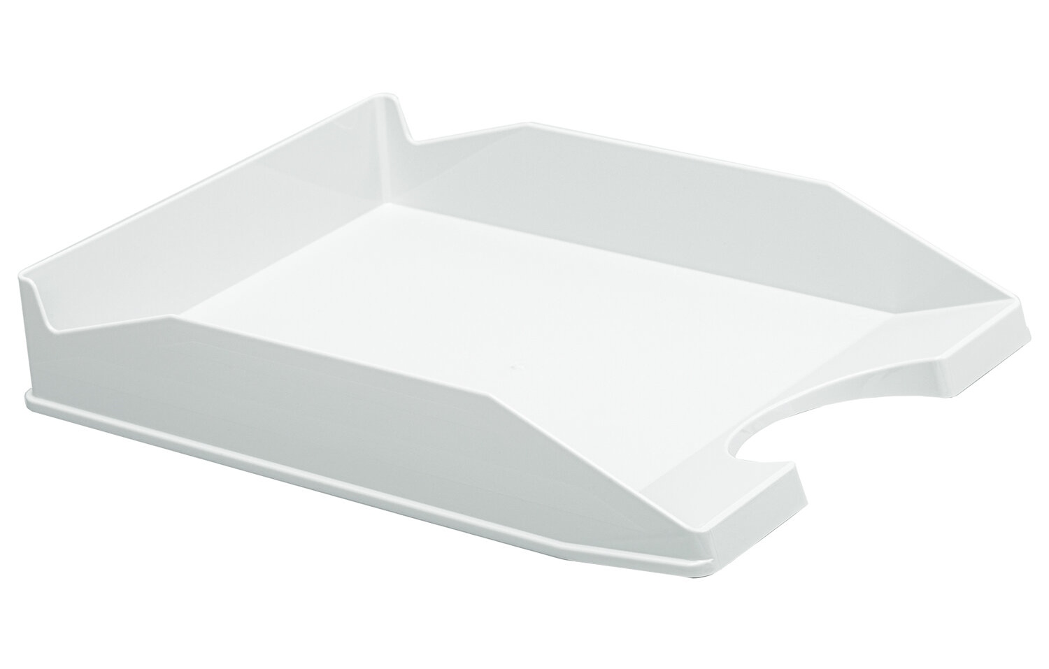 картинка Лоток для бумаг горизонтальный, 2 шт, пластик, белый, "Modern", BRAUBERG, 238026 от магазина Альфанит в Кунгуре