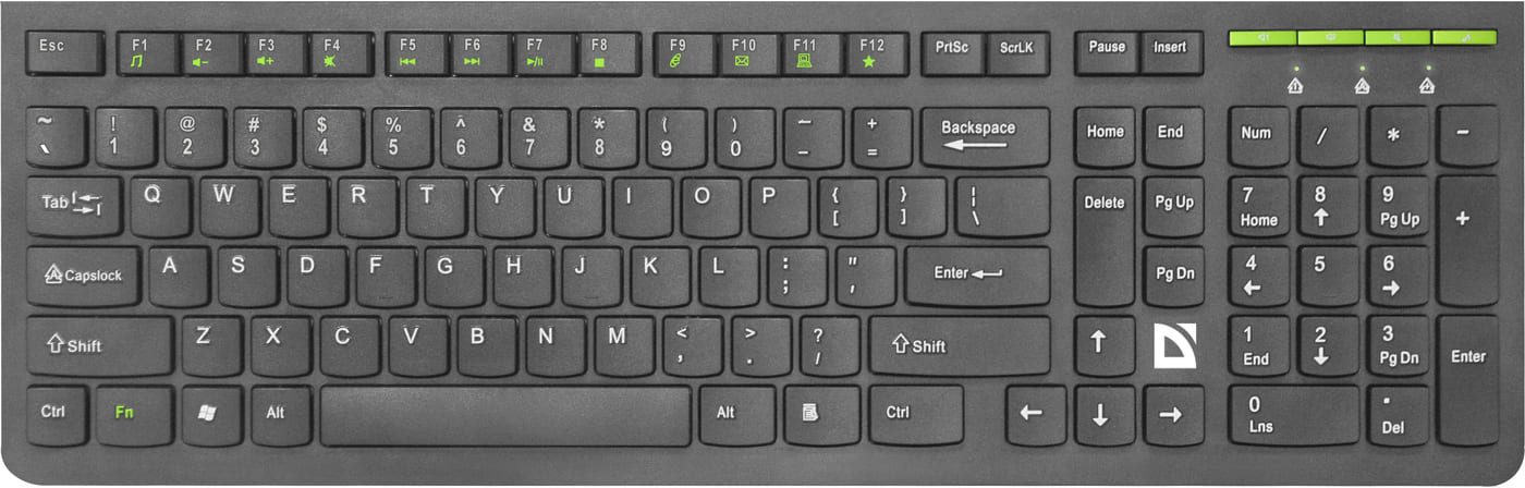 картинка Клавиатура беспроводная Defender UltraMate SM-536 RU, мультимедиа, черный от магазина Альфанит в Кунгуре