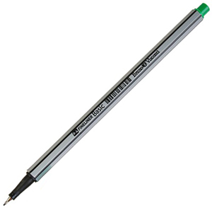 картинка Ручка капиллярная, 0,4 мм, зеленая, "Basic", Bruno Visconti, 36-0010 от магазина Альфанит в Кунгуре