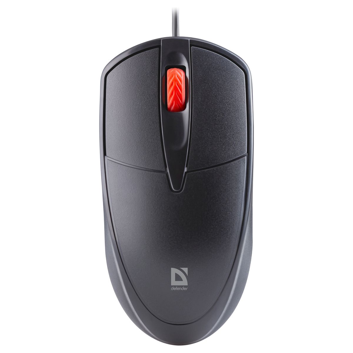 картинка Мышь проводная бесшумная Defender Icon MB-057, 1000 dpi, USB, черный, 52057 от магазина Альфанит в Кунгуре
