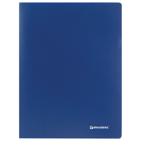 картинка Папка 30 файлов, А4, 0,5 мм, синий, "Office", BRAUBERG, 222631 от магазина Альфанит в Кунгуре