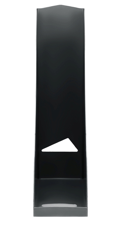 картинка Лоток для бумаг вертикальный 1 отдел, 315*260*85 мм, пластик, черный, "Космос", СТАММ, ЛТ330 от магазина Альфанит в Кунгуре
