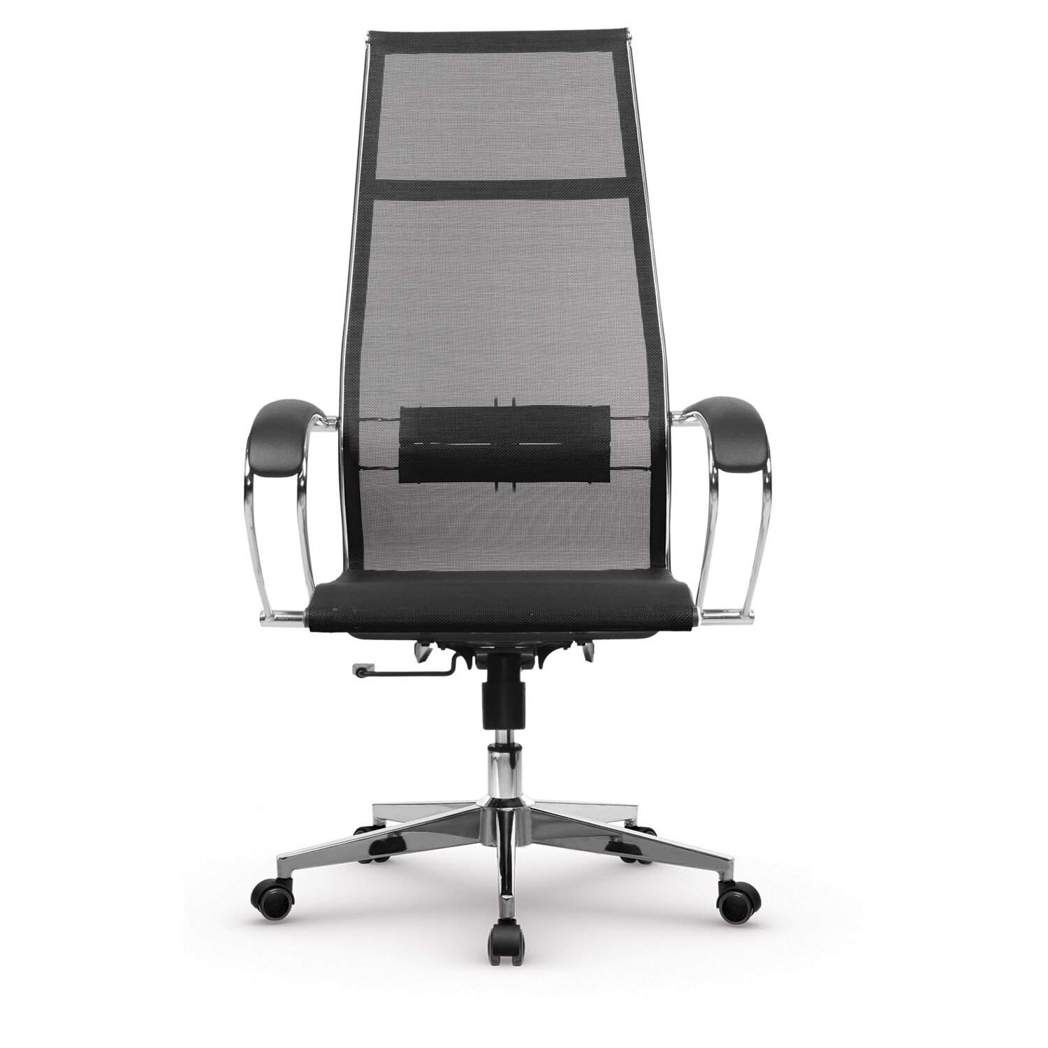 картинка Кресло офисное МЕТТА "К-7", сетка, черный, сиденье и спинка регулируемые, 532461 от магазина Альфанит в Кунгуре