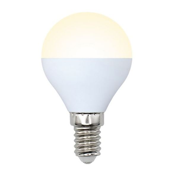 картинка Лампа G45, 6W, E14, 3000К, 450Лм, Volpe от магазина Альфанит в Кунгуре