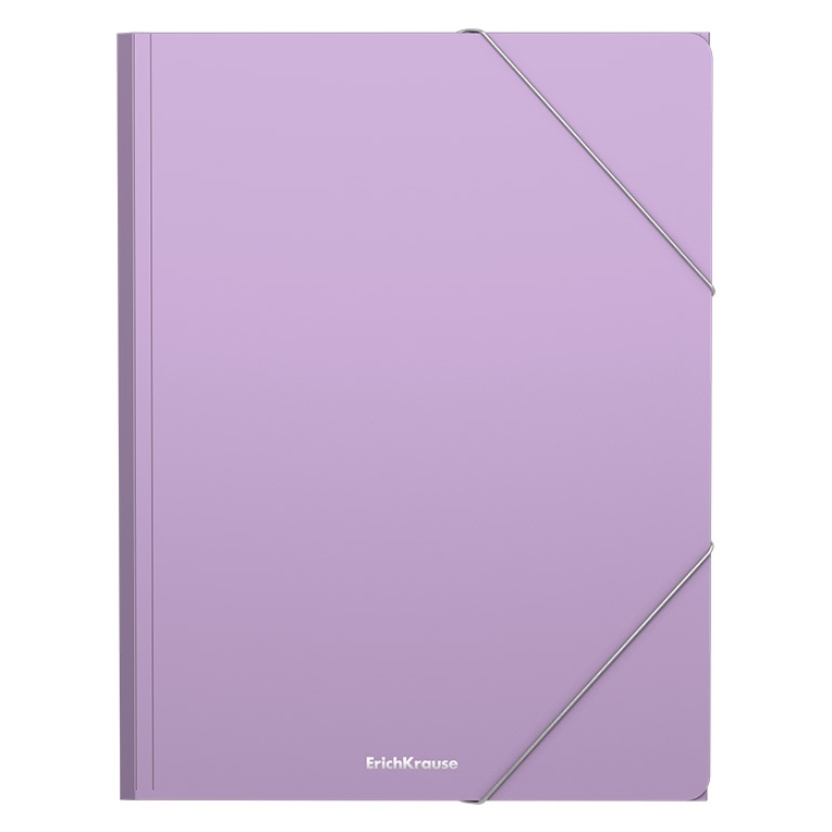 картинка Папка на резинке, А4, 600 мкм, пластик, фиолетовый, "Matt Pastel Bloom", Erich Krause, 61202/04 от магазина Альфанит в Кунгуре