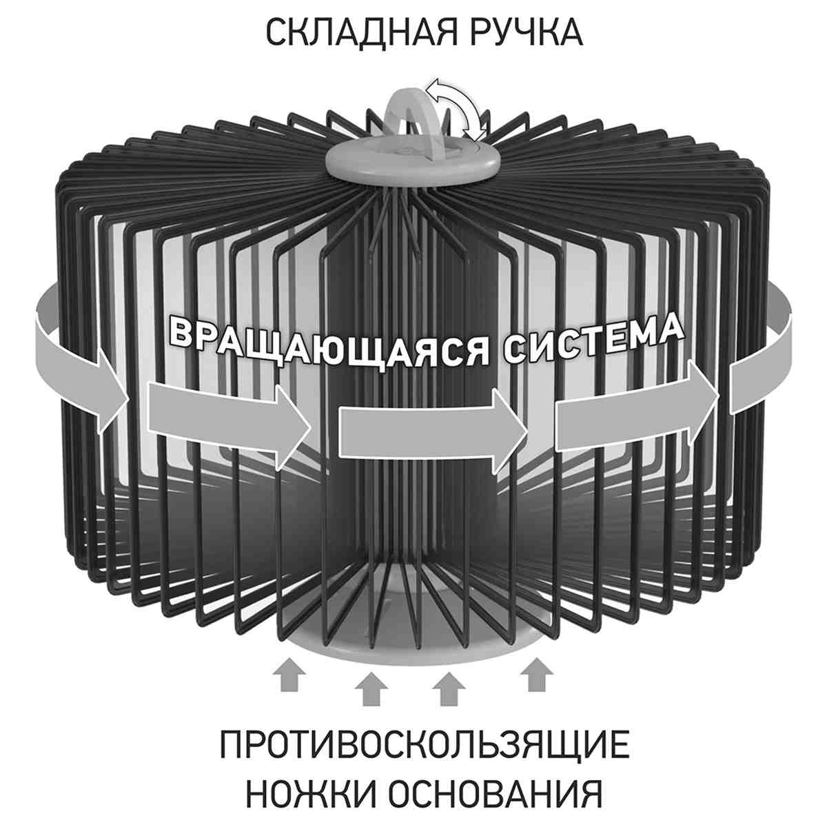 картинка Демосистема настольная, А4, 30 черных панелей, вращающаяся, OfficeSpace, 367786 от магазина Альфанит в Кунгуре