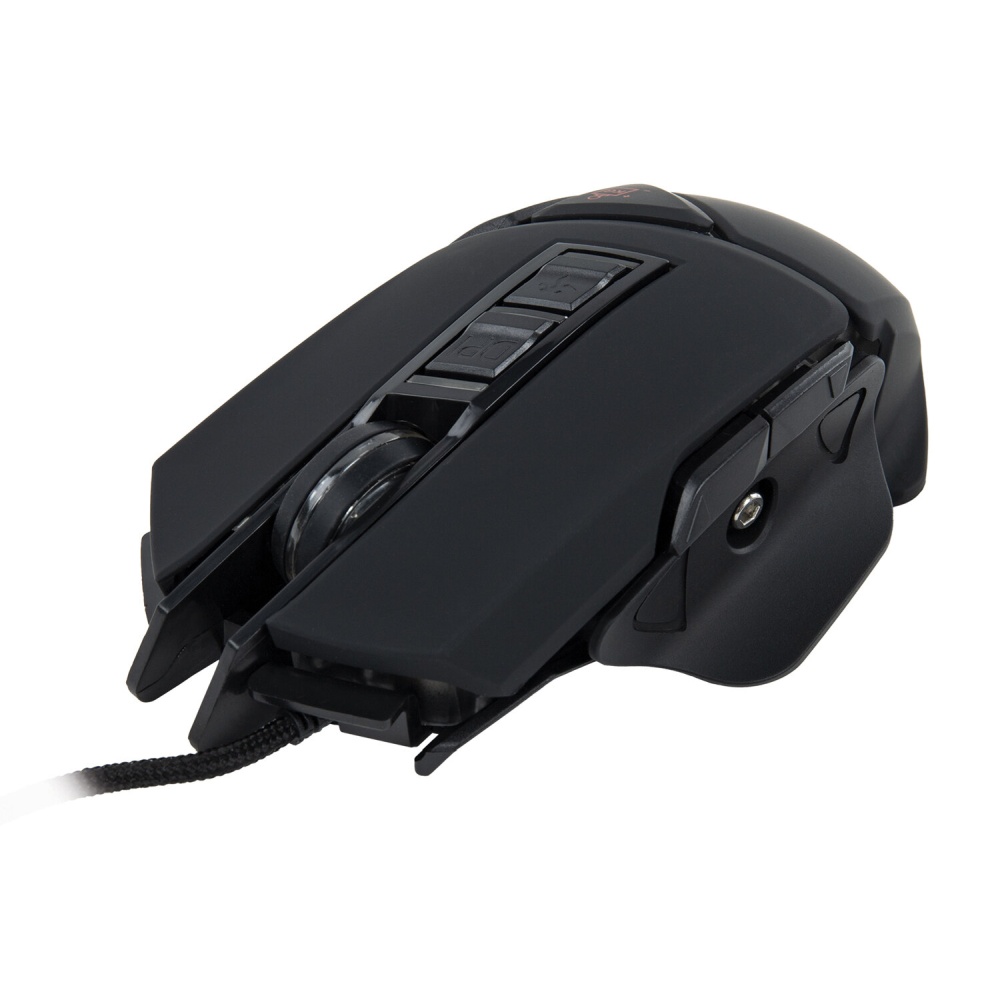 картинка Мышь проводная игровая SONNEN Q10, 800-6400 dpi, USB, черный, подсветка, soft-touch, 513522 от магазина Альфанит в Кунгуре