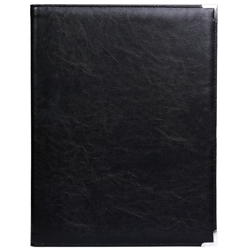картинка Папка адресная, А4, кожзам, черный, металлические уголки, OfficeSpace, 284776 от магазина Альфанит в Кунгуре