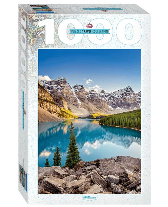 картинка Пазл 1000 эл., "Озеро в горах", StepPuzzle, 79120 от магазина Альфанит в Кунгуре