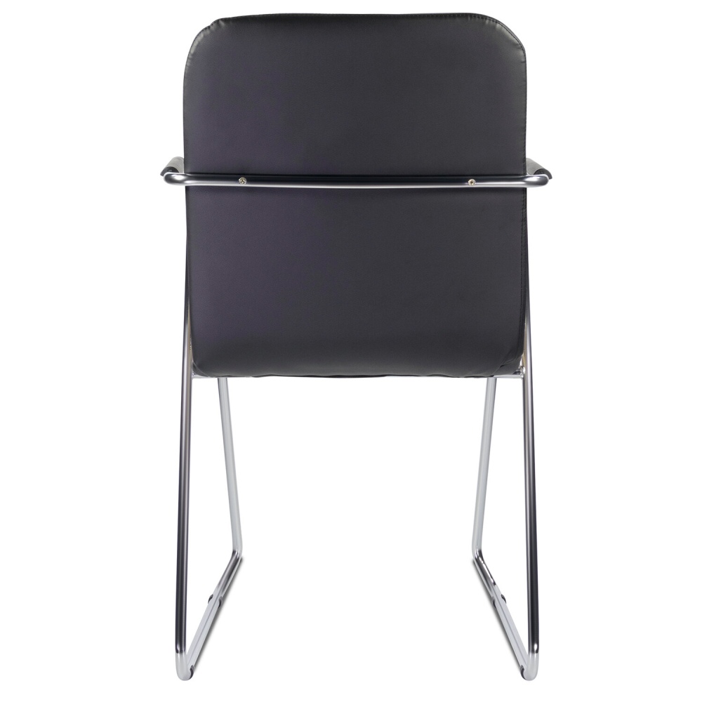 картинка Кресло для приемных и переговорных BRABIX "Visit CF-101", экокожа, черный, 532559 от магазина Альфанит в Кунгуре