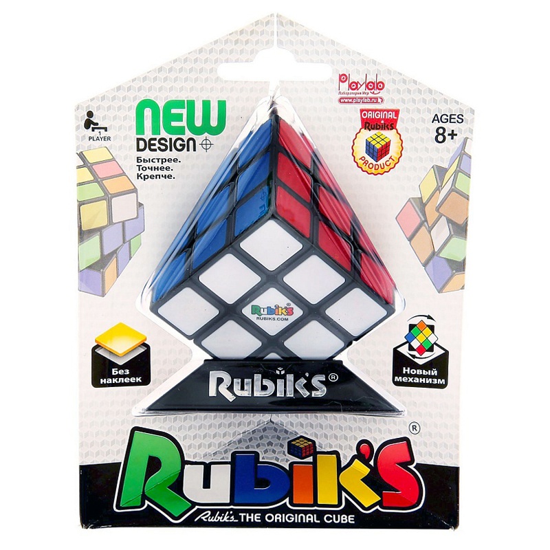 картинка Кубик- Рубика 3*3,без наклеек, мягкий механизм, РУБИКС, КР5026 от магазина Альфанит в Кунгуре