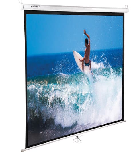 картинка Экран для проектора настенный, 150*150 см, матовый, BRAUBERG WALL, 236725 от магазина Альфанит в Кунгуре
