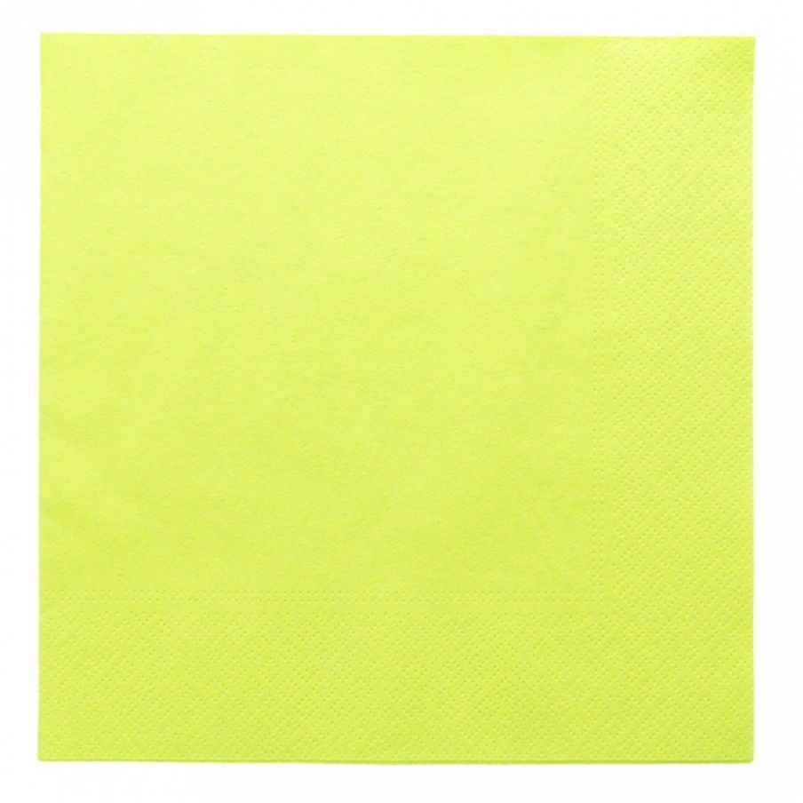 картинка Салфетки бумажные, 50 шт, 2 слоя, 24*24, цвет светло-желтый, в пакете, Bouquet от магазина Альфанит в Кунгуре