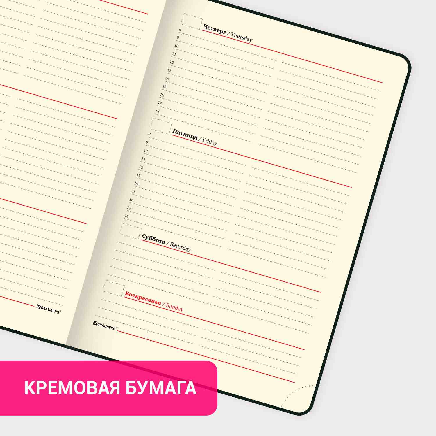 картинка Еженедельник недатированный, А5, 64 л, кожзам, черный, "Status", BRAUBERG, 113370 от магазина Альфанит в Кунгуре