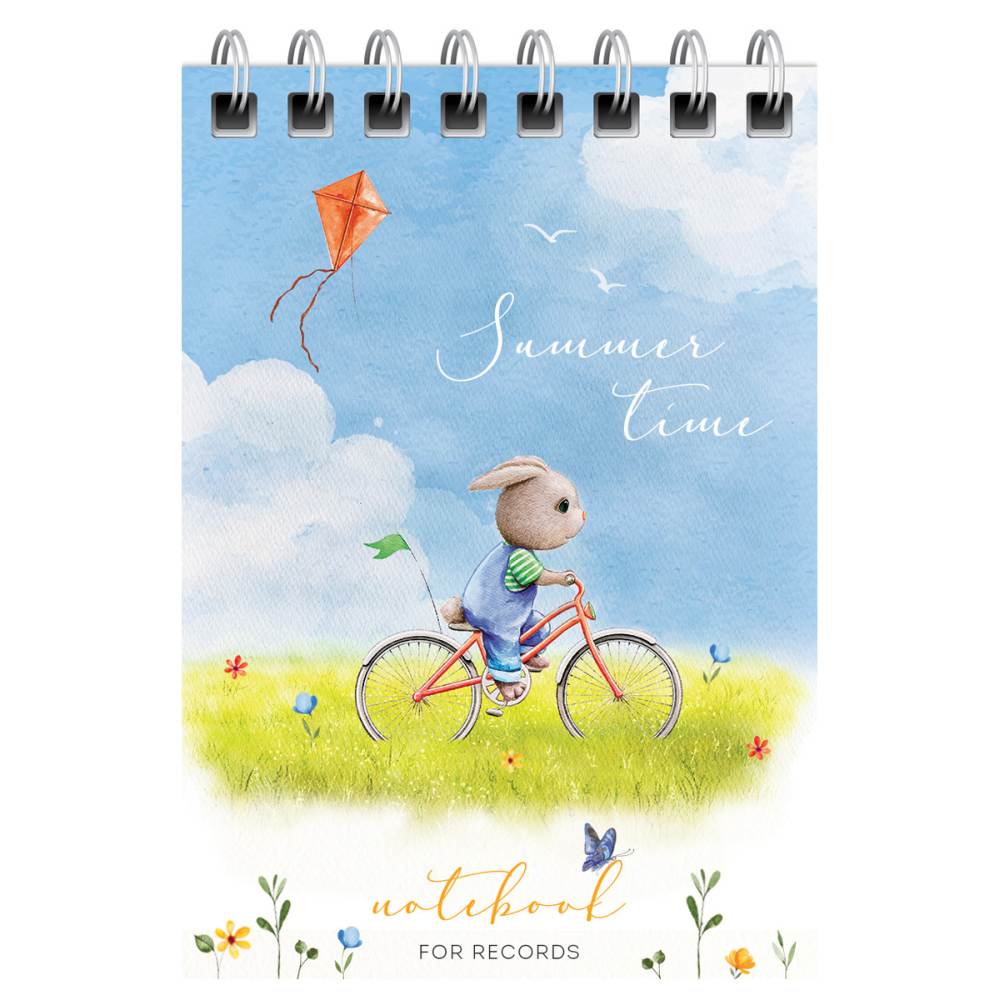 картинка Блокнот, А7, 40 л, клетка, на спирали, "Милые животные", BG, Б7гр40 12758 от магазина Альфанит в Кунгуре