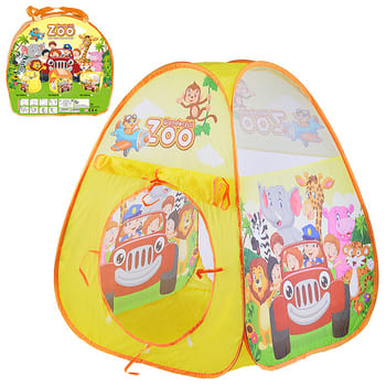 картинка Палатка игровая, 112*114*102 см, в сумке, "Wonderful Zoo", X005-C от магазина Альфанит в Кунгуре