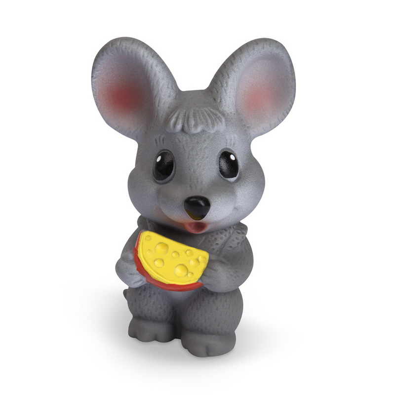 картинка Игрушка резиновая, "Мышонок с сыром", Огонек, С-909 от магазина Альфанит в Кунгуре