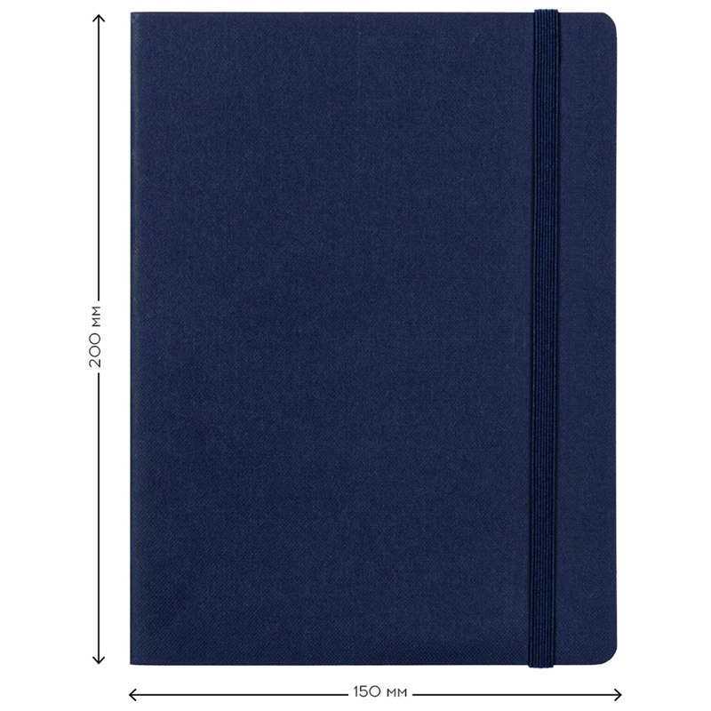 картинка Скетчбук, А5, 15*20 см, 18 л, 200 г/м2, темно/синий, на резинке, для акварели, Greenwich Line, SkBWl_37666 от магазина Альфанит в Кунгуре