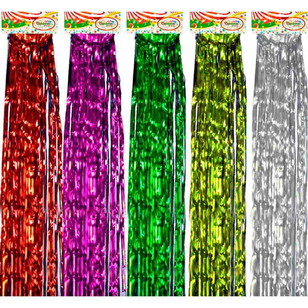 картинка Дождик, 2 м, цветной, Серпантин, 202-034, 11480268 от магазина Альфанит в Кунгуре
