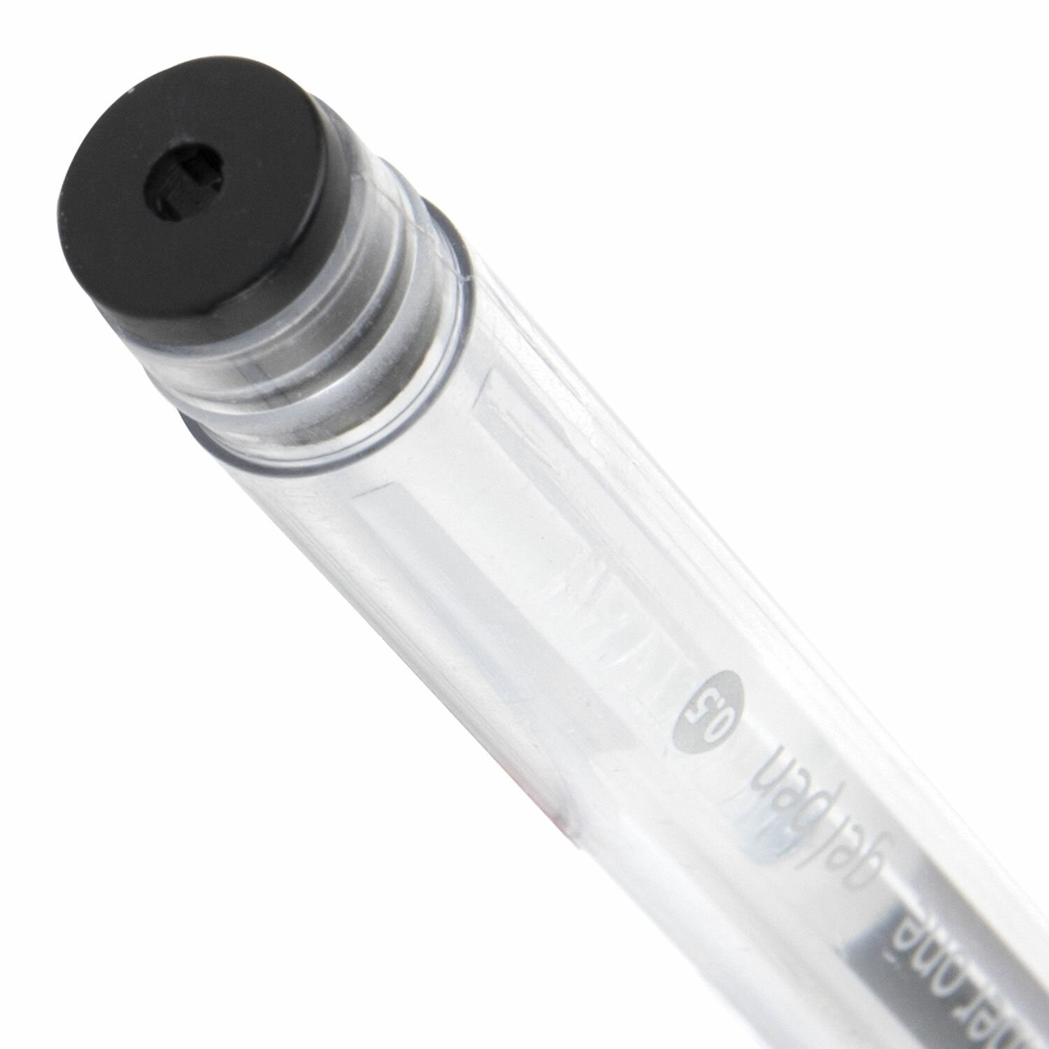 картинка Ручка гелевая, 0,5 мм, черная, корп. прозрачный, грип, "Number One", BRAUBERG, 141194 от магазина Альфанит в Кунгуре