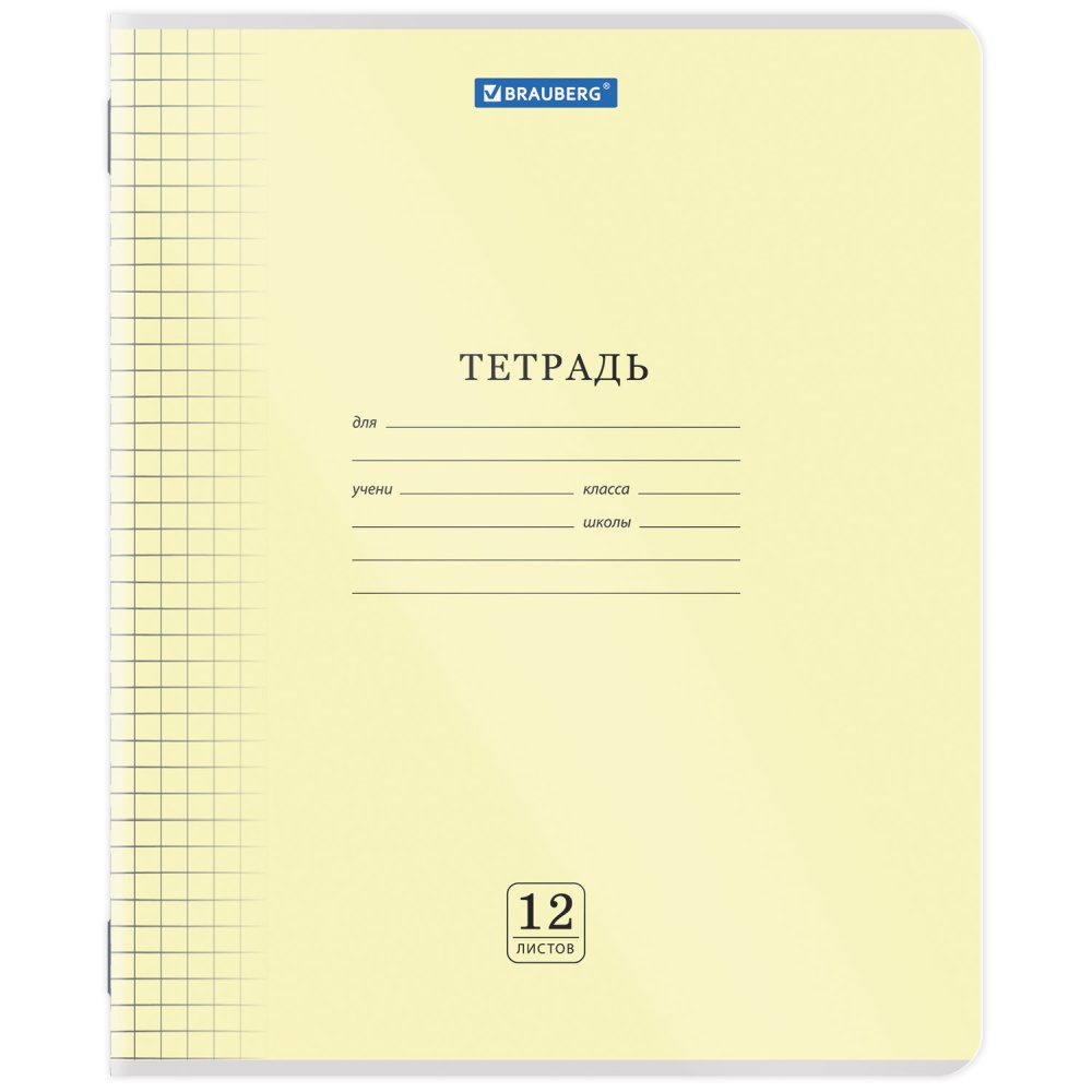 картинка Тетрадь 12 л, А5, клетка, ассорти, обложка пластик, "Smart Cover", BRAUBERG, 405022 от магазина Альфанит в Кунгуре