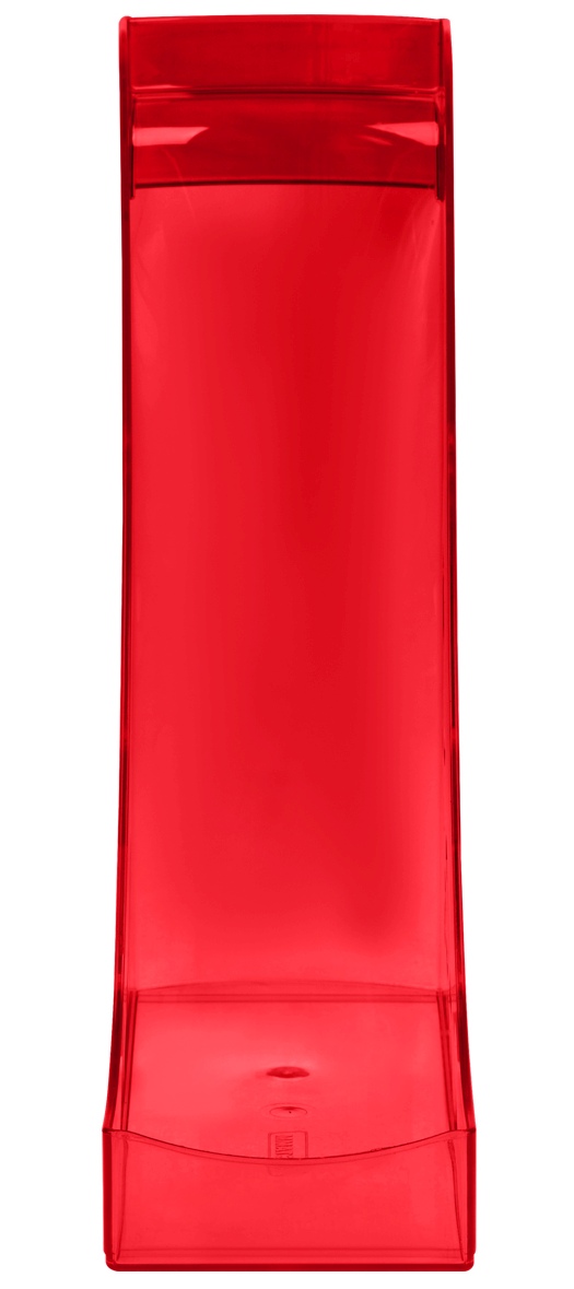 картинка Лоток для бумаг вертикальный 1 отдел, 286*285*95 мм, пластик, красный тонированный, "Эксперт", СТАММ, ЛТВ-31152 от магазина Альфанит в Кунгуре