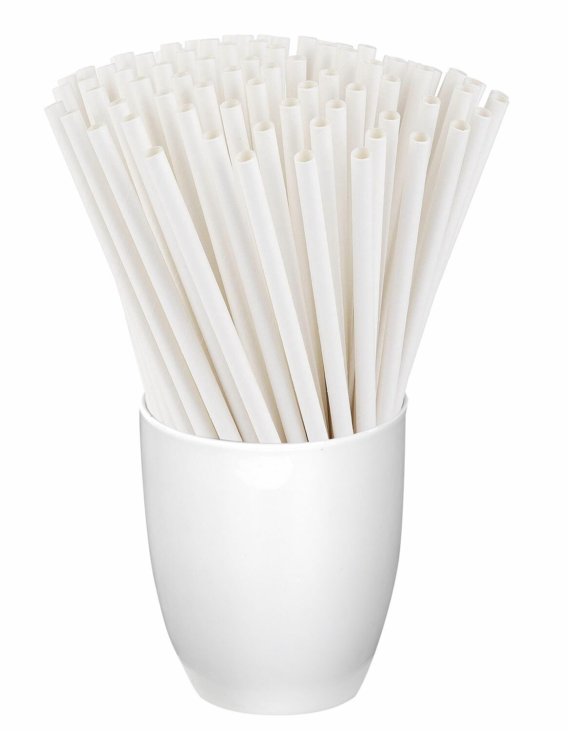 картинка Трубочки для коктейля, 50 шт, бумага, белый, LAIMA, 608336 от магазина Альфанит в Кунгуре