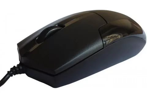 картинка Мышь проводная бесшумная CBR CM-302, 1200 dpi, USB, черный, CM 302 Black от магазина Альфанит в Кунгуре