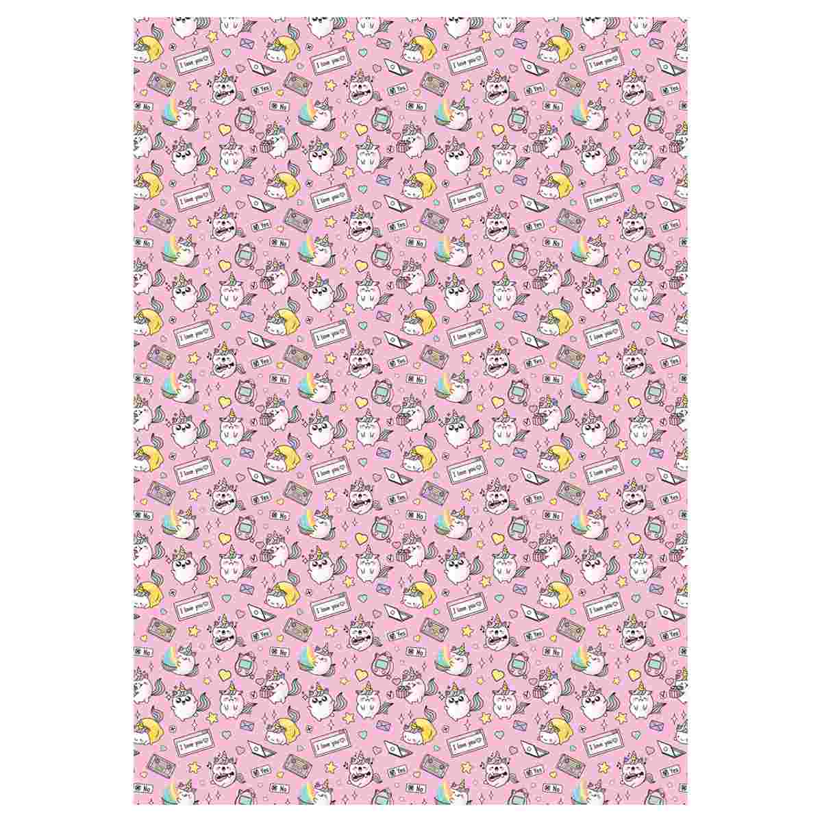 картинка Бумага упаковочная глянцевая, 70*100 см, 80 г/м2, "Unicorn", MESHU, MS_62805 от магазина Альфанит в Кунгуре