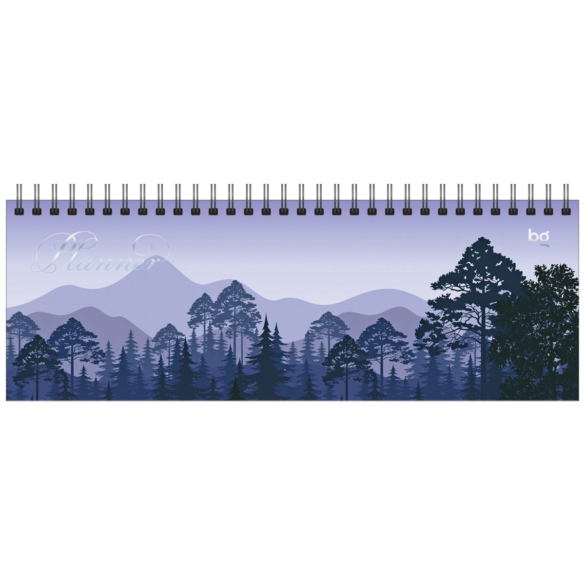 картинка Планинг недатированный, 28,5*10 см, 56 л, картон, "Горный пейзаж", BG, ПН-КРТ_62844 от магазина Альфанит в Кунгуре