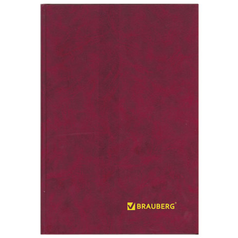 картинка Книга учета, А4, 96 л, линия, бумвил, блок офсет, BRAUBERG, 130070 от магазина Альфанит в Кунгуре