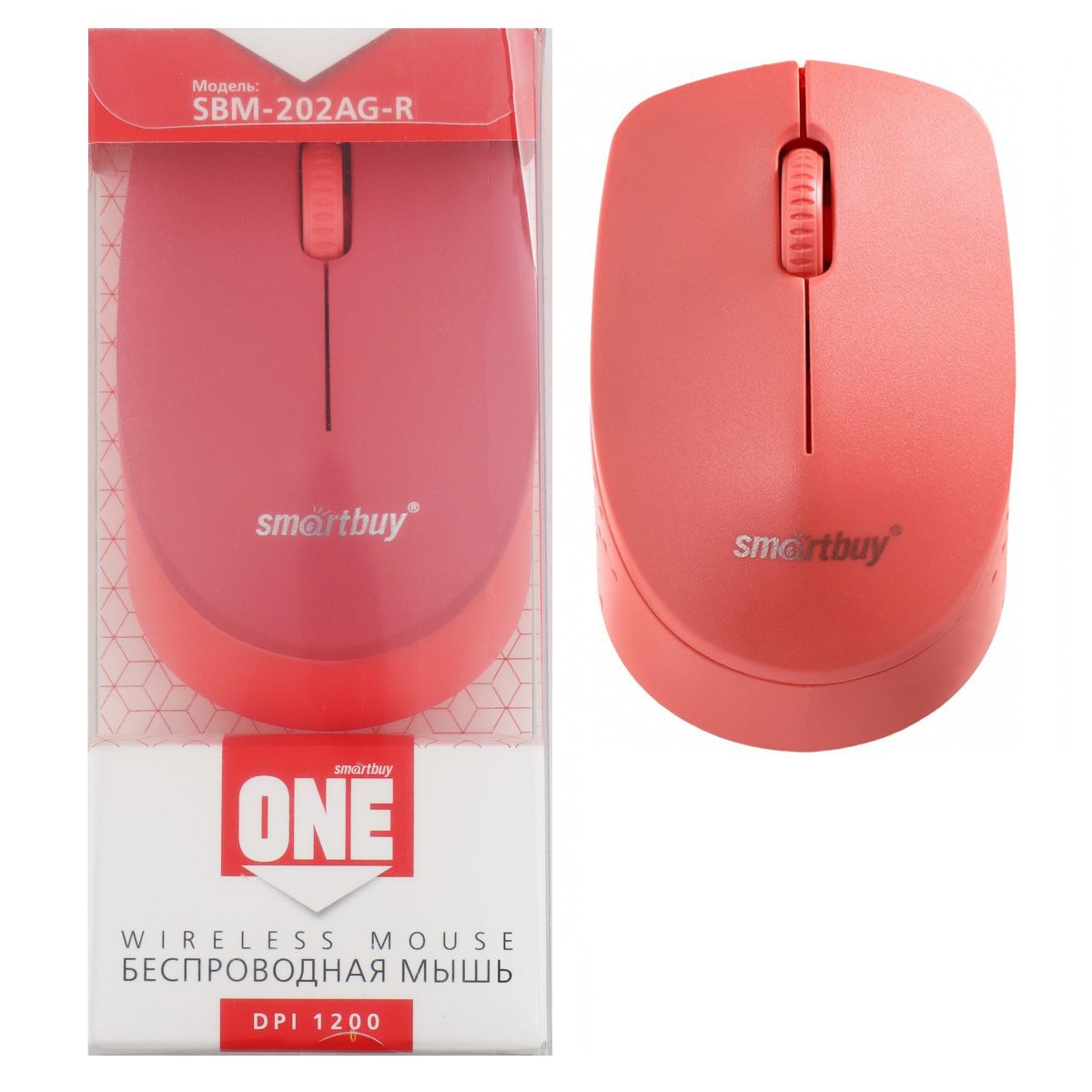 картинка Мышь беспроводная бесшумная SmartBuy 616AG, 800-1600 dpi, розовый, Silk-Touch покрытие, SBM616AGP от магазина Альфанит в Кунгуре