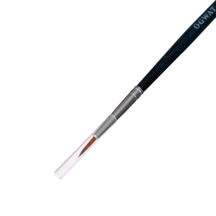 картинка Кисть художественная № 1,5, синтетика, круглая, короткая ручка, "Энди", Malevich, 753015 от магазина Альфанит в Кунгуре