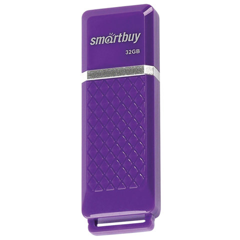 картинка Флеш-диск SmartBuy 32 GB, Quartz series, фиолетовый, SB32GBQZ-V от магазина Альфанит в Кунгуре