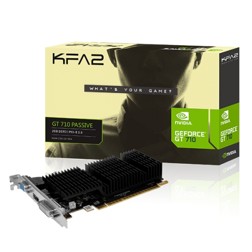 картинка Видеокарта PCI-E KFA2 GeForce GT710 2048MB (DDR3, 64bit) 71GPF4HI00GK от магазина Альфанит в Кунгуре
