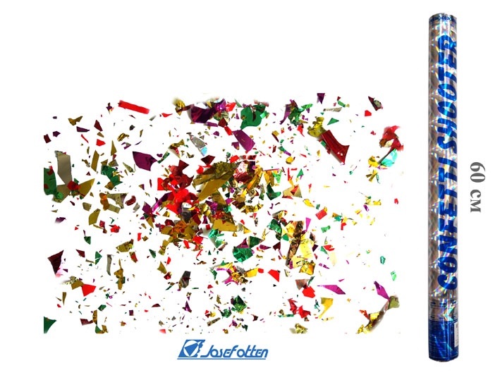 картинка Хлопушка пневматическая 60см "Конфетти", 40 гр, блестка, J.Otten, 3214-60 от магазина Альфанит в Кунгуре