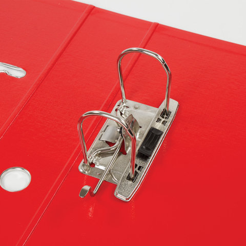 картинка Папка-регистратор, А4, корешок 75 мм, до 500 л, полипропилен, красный, с карманом, "Extra", BRAUBERG, 228572 от магазина Альфанит в Кунгуре