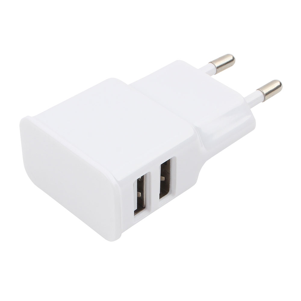 картинка Сетевой адаптер 2*USB, Cablexpert PC-11 2.A, 220В, белый, MP3A-PC-11 от магазина Альфанит в Кунгуре