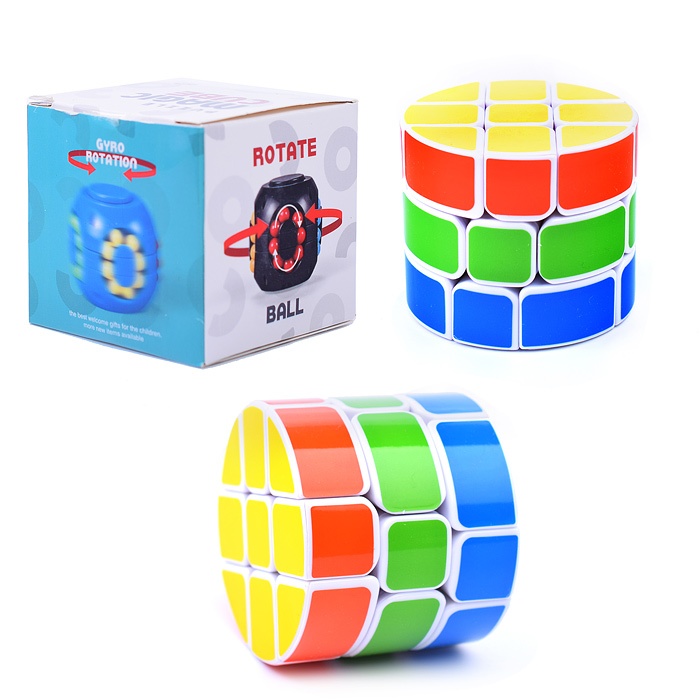 картинка Кубик-рубика круглый, 7*7*6 см, в коробке, "Magic cube", YZ-17 от магазина Альфанит в Кунгуре