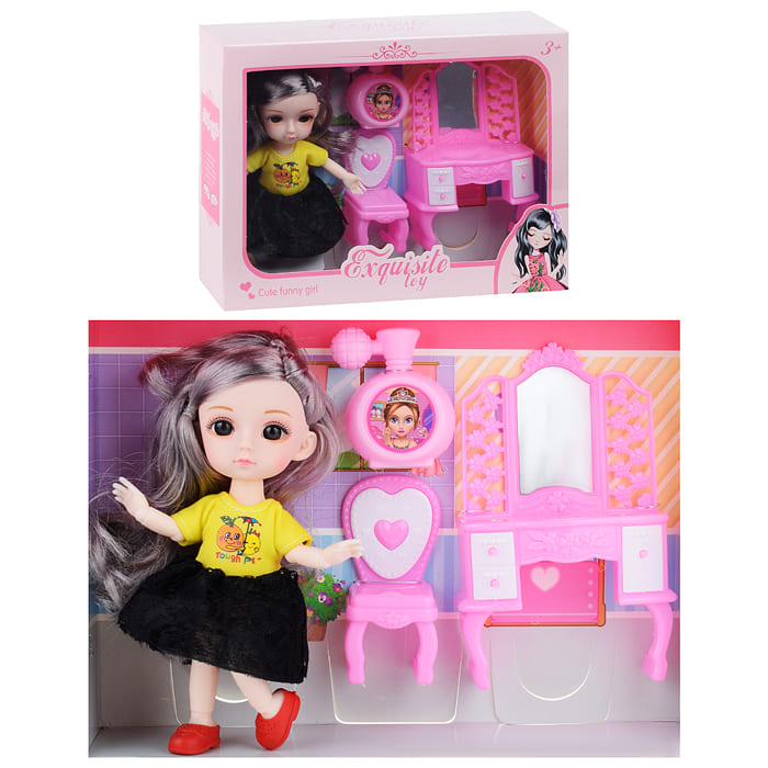 картинка Кукла, 15 см, с аксессуарами, в коробке, YX2051 от магазина Альфанит в Кунгуре