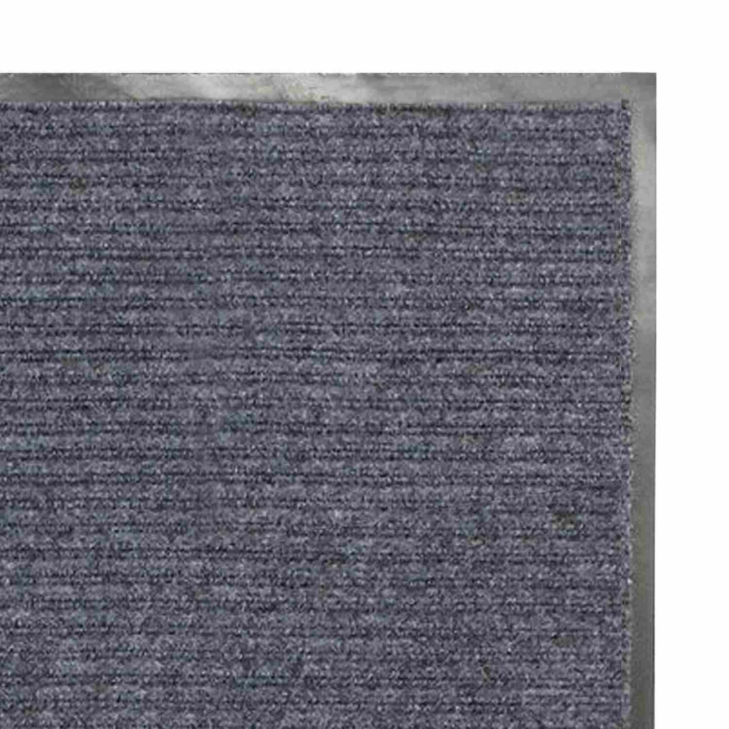 картинка Коврик входной, 120*150 см, влаговпитывающий, ворсовый, ребристый, серый, LAIMA, 602875 от магазина Альфанит в Кунгуре