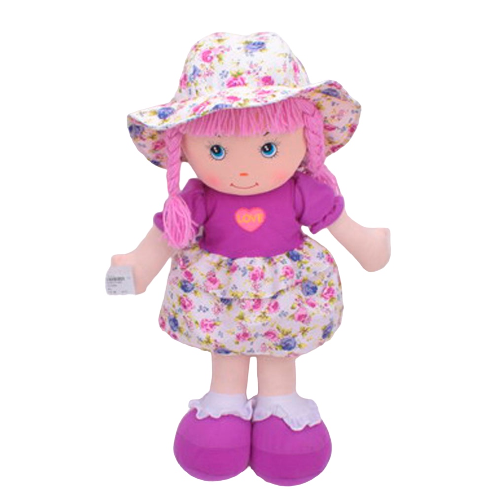картинка Кукла мягкая, 60 см, розовый, Tongde, F24494, 10260939 от магазина Альфанит в Кунгуре