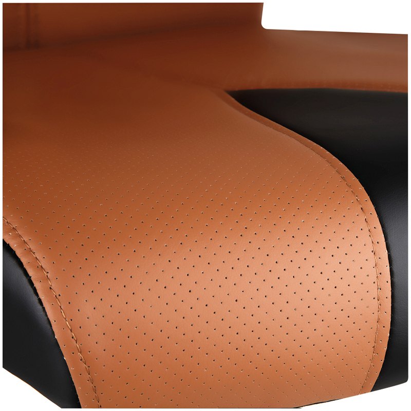 картинка Кресло руководителя Helmi "Inari HL-E01", экокожа, черный/коричневый, 311363 от магазина Альфанит в Кунгуре