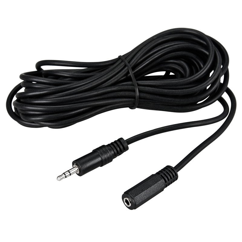 картинка Кабель удлинитель аудио Rexant Jack 3,5 мм (M) — Jack 3,5 мм (F), 7,0 м, черный, 17-4007 от магазина Альфанит в Кунгуре